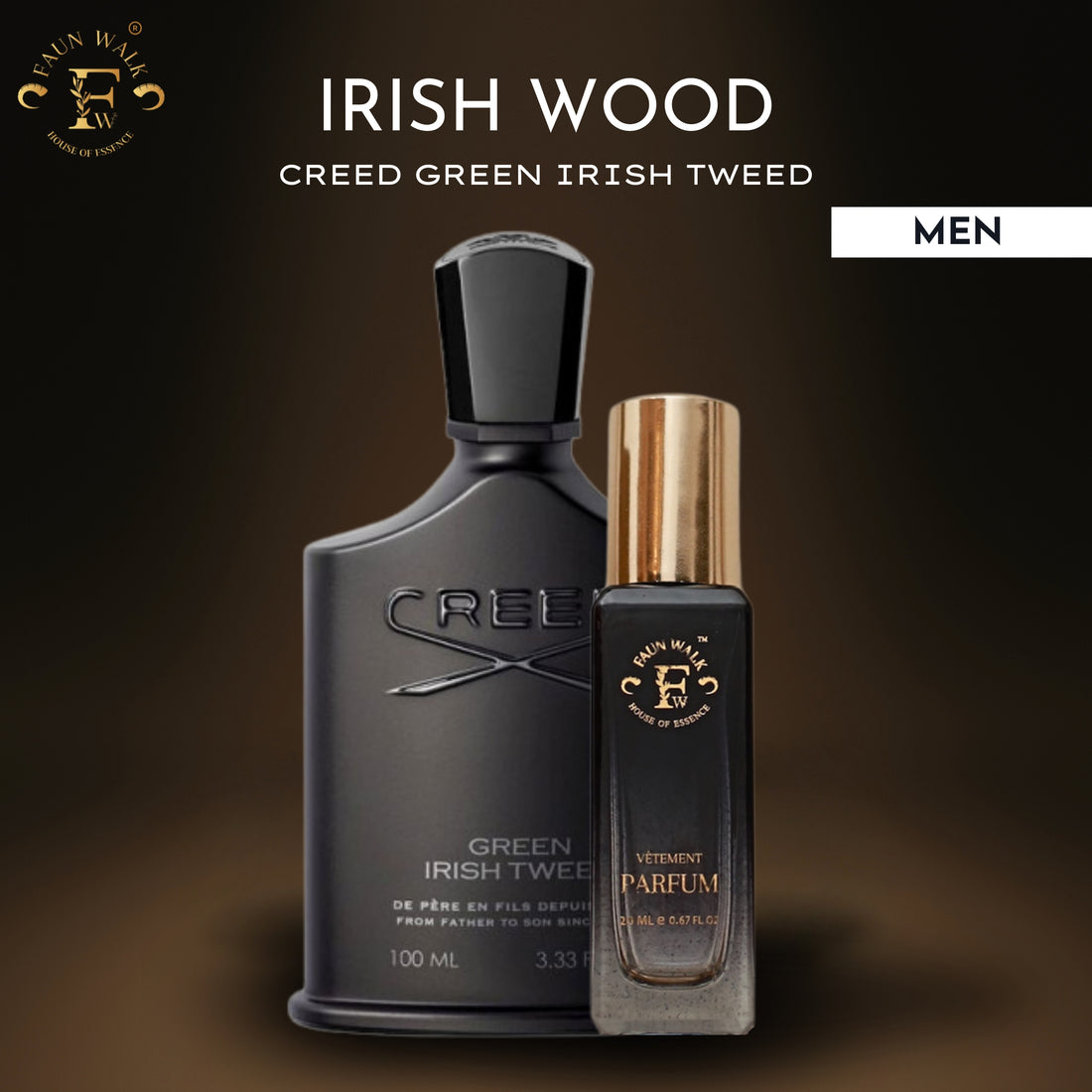 IRISH WOOD (SIMILAR TO CREED GREEN IRISH TWEED)