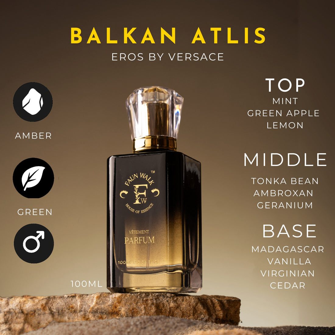 BALKAN ATLIS (VERSACE EROS) - Faun Walk