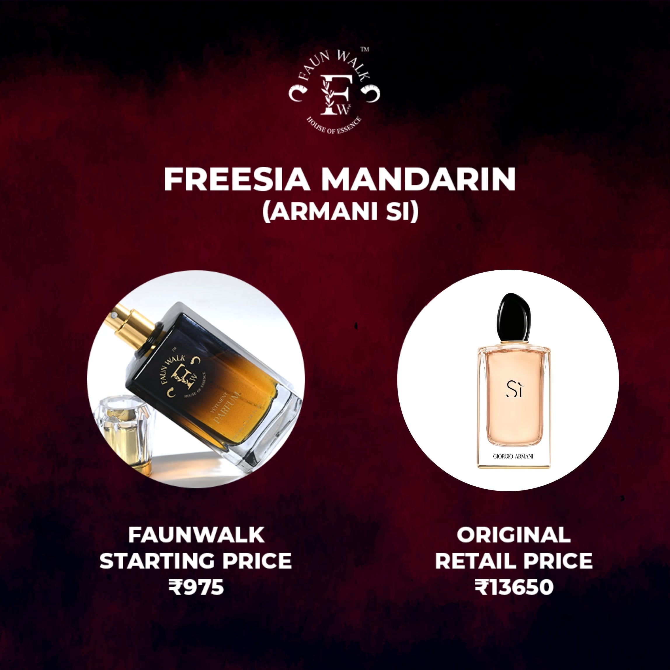 Unique Perfume FREESIA MANDARIN Faunwalk